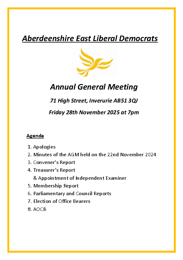 AGM 2025 Agenda