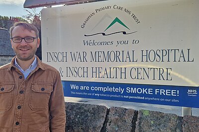 Conrad Wood at Insch Hospital